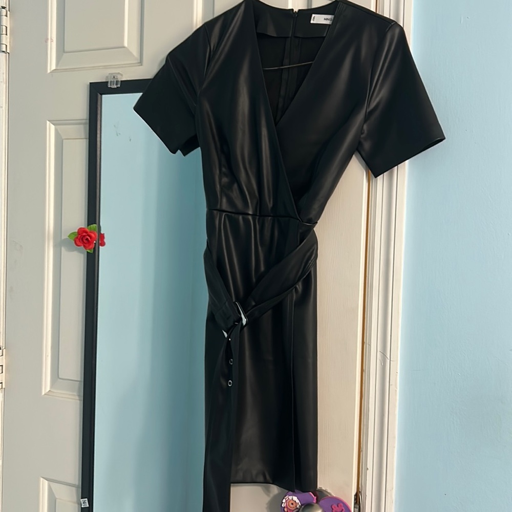 NWT: Leather vest dress by Mango